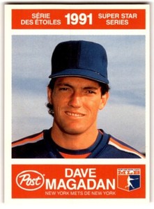1991 Post Canada Super Star Series Dave Magadan #4 New York Mets