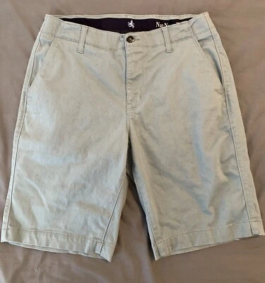 Nat Nast Blue Chino Shorts Men's 30 (30x9.5 fit) Casual Golf #Preppy #Dadshorts - Image 1 of 4