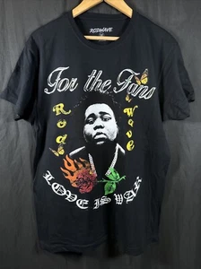 ✨Rod Wave Tour schwarzes T-Shirt "For the Fans" -Neu ohne Etikett- doppelseitig- Medium✨ - Bild 1 von 5