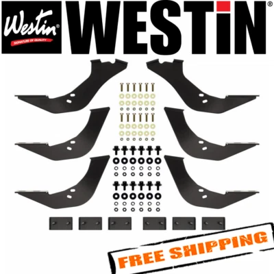 Westin 22-1035 Oval Step Bars Mounting Brackets - Image 1 of 4