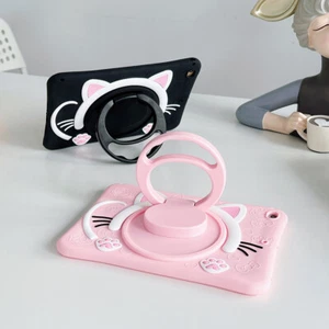 Cat Girl Kids Case For iPad 5 6 7 8 9th 10th Gen 10.9" Air 1 2 3 Mini 4 Pro 9.7 - Picture 1 of 39