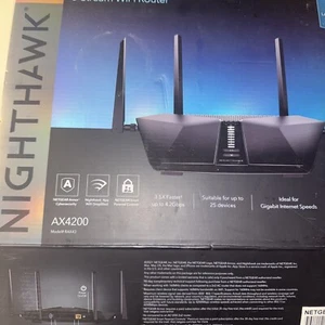 Netgear Nighthawk AX5 router Wi-Fi 6 dual band AX4200 fino a 1 GB (1.000 Mb/s) - Foto 1 di 4