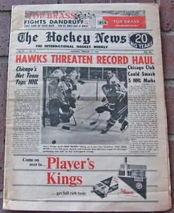 2-11-67 HOCKEY NEWS Canadiens Cournoyer and Blackhawks Dejordy On Cover - Picture 1 of 1