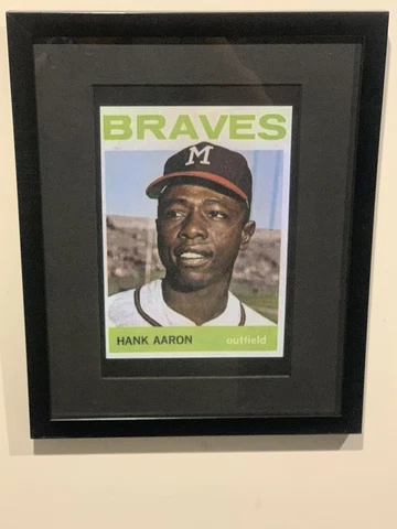 1964 Topps Hank Aaron (Custom Mini Poser) Frame Not Included (READ) Cover