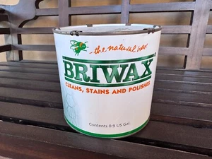 Furniture Wax Polish by Briwax, Cleans Stains, and Polishes, 7 Pounds - Dark Br - Picture 1 of 4