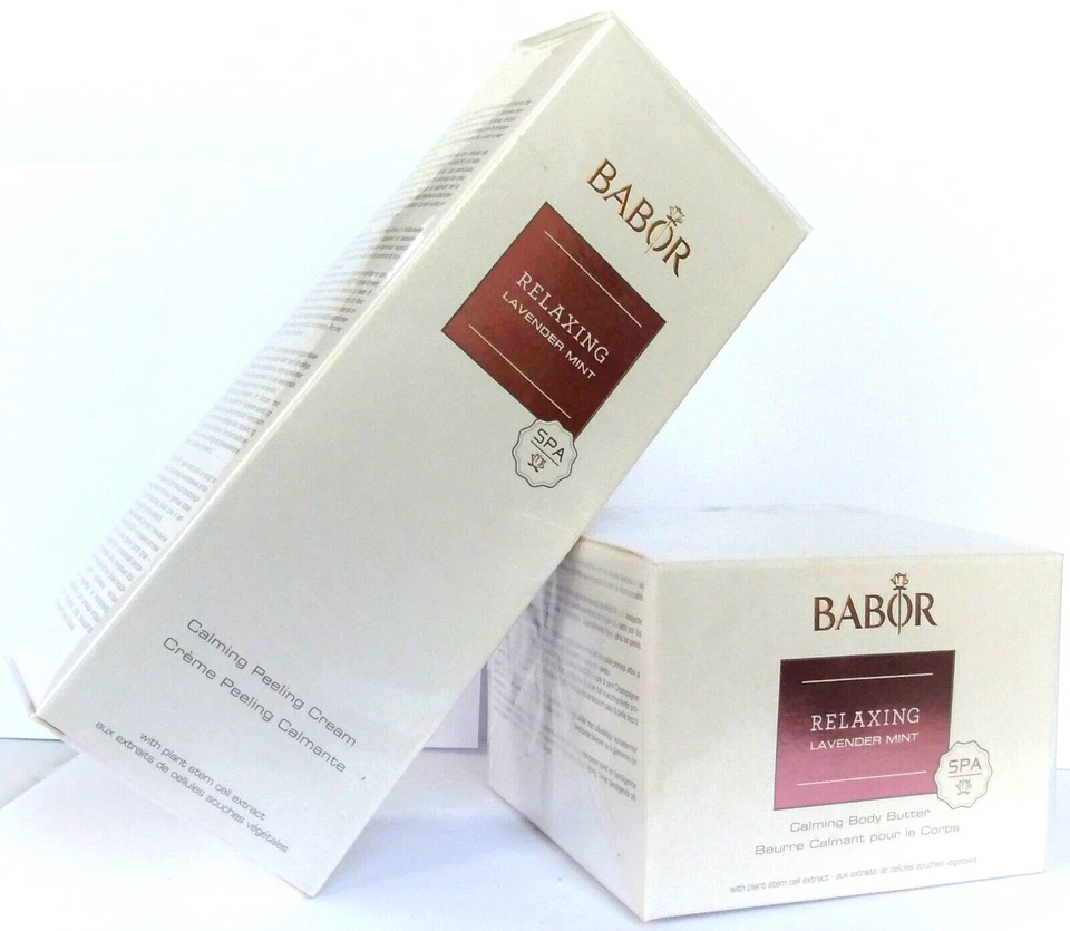 Exfoliante relajante y mantequilla corporal Babor lavanda menta Foto 1 de 3
