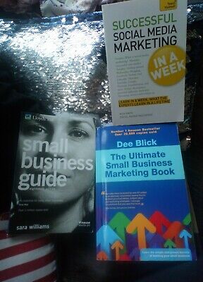 Small Business Owner Social Media Marketing Job Lot Of 3 Books  • 10£