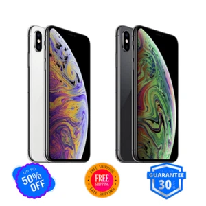 Apple iPhone XS 64GB/256GB Unlocked - Space Gray & Silver, Fair Condition - Afbeelding 1 van 8