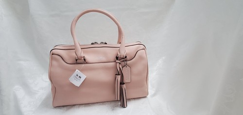 Borsa Coach 23574 Legacy in pelle Haley nuova con etichette colore: blush (rosa tenue)