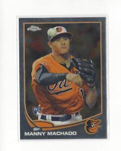 2013 Topps Chrome #12 Manny Machado RC Rookie Orioles Padres