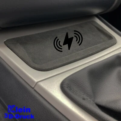 BMW E81 E82 E87 E88 20W Inductive Charging Station Alcantara for Storage Compartment - Image 1 of 4