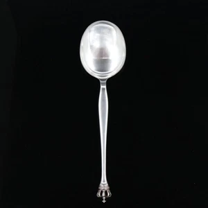 Sterling Silver Serving Spoon, 20 cm. Danish Crown / Dansk Krone. - Picture 1 of 1