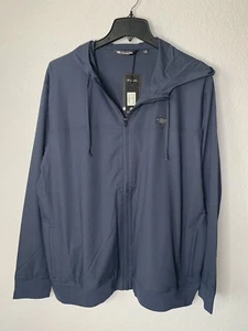 TravisMathew Herren Fernweh Golfjacke mit durchgehendem Reißverschluss Gr. XXL Stimmung Indigoblau - Bild 1 von 4