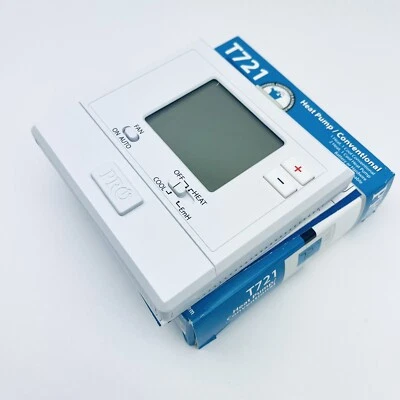 PRO1 IAQ T721 HEAT PUMP CONVENTIONAL NON-PROGRAMABLE THERMOSTAT - Image 1 of 4