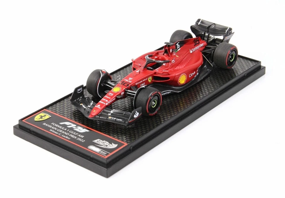 BBR Models Ferrari F1-75 1/43 Charles Leclerc winner GP Bahrain 2022 BBR275A - Immagine 1 di 1