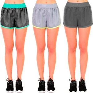 Women's Athletic Running Sweat Shorts Casual Lounge Sport Gym Walking Yoga S M L - Picture 1 of 3