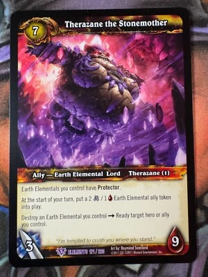 World of Warcraft TCG Elements 171/220 Therazane the Stonemother - Image 1 of 2