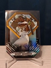 Rickey Henderson 2022 Topps Diamond Greats Die Cuts  Black  285/299 !!!