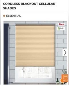 Window Pull Down Shade • Select Blinds • Cordless Blackout Cellular Shade - Picture 1 of 9