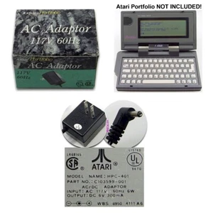 Adaptador de CA original/OEM ATARI HPC-401/C103599-001 para computadora de cartera *¡NUEVO!* - Imagen 1 de 1