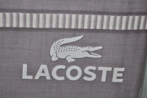 LACOSTE King Sham Lyra Purple Ash Decorative 100% Cotton Bedding NIP - Picture 1 of 4