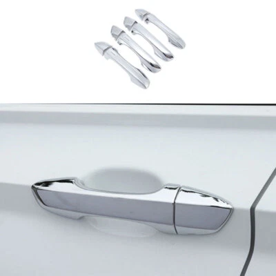 Хромированная отделка боковой смарт-дверной ручки 8 шт. для Volkswagen Jetta MK7 2019~2021 - Изображение 1 из 4