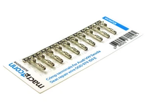 Audi VW Skoda Seat set of 10 crimp terminals (pins) for repair wire 000979159E - Imagen 1 de 1