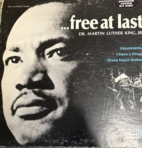Dr Martin Luther King Jr Free At Last Vintage Vinyl LP 1968 Gordy Records - Bild 1 von 3