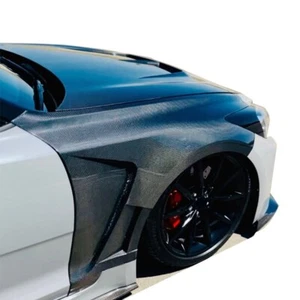 Carbon Fiber Vented Front Fenders Wing for Kia Stinger Base GT 2018-2023 - Picture 1 of 6