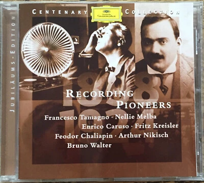Recording Pioneers 1898 - 1924・a.o. Caruso・Kreisler・Melba・Tamagno・CD ℗©1998・NM! - Bild 1 von 4