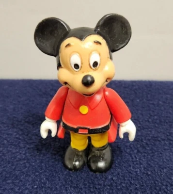🔥FIGURA DE JUGUETE POSABLE VINTAGE 1984 MICKEY MOUSE BULLY ALEMANIA OCCIDENTAL 3" 🔥 Foto 1 de 4