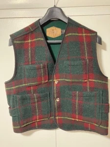 Woolrich Gilet di Lana a Quadri (Caccia/Pesca/Escursionismo) XL - Foto 1 di 5