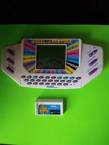 VTG Tiger Wheel Of Fortune Handheld Electronic Game w/ Cartridge Tested 1995 - Picture 1 of 5