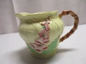 VINTAGE CARLTON WARE YELLOW FOXGLOVE PITCHER - Picture 1 of 4