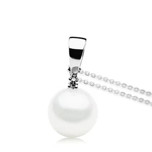 11 mm AAA Perla de Agua Dulce Colgantes Pacific Pearls® Perla colgante... - Imagen 1 de 8