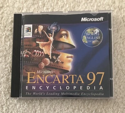 Microsoft Encarta 97 Encyclopaedia PC Cd-Rom World English Edition Windows 95 - Image 1 of 4