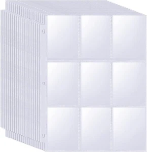 Binder Card Sleeves, 540 Pockets Single-Sided Trading Card, 9 Pocket, 30 Pack - Picture 1 of 8