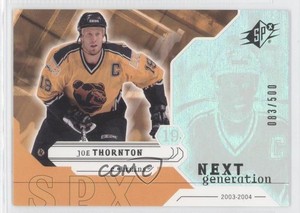2003-04 SPx Next Generation /500 Joe Thornton #159