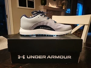BRANDNEU - Under Armour UA Charged Draw 2 stachellose Golfschuhe Herren 8,5 - grau - Bild 1 von 10