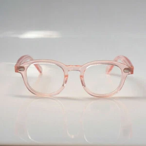 Occhiali da vista donna vintage rosa SOILD acetato johnny depp cristallo rosa  - Foto 1 di 6