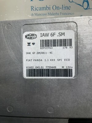 Centralina Motore Fiat Panda 4x4 1.1 benzina Iaw 6f.Sm - Immagine 1 di 4