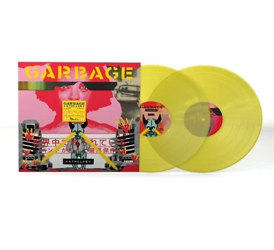 Garbage Anthology 2LP Transparent Yellow Vinyl NEW SEALED - Image 1 of 2