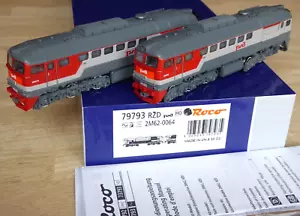 Roco 79793 AC Doppel-Diesellok 2M62-0064 Taigatrommel RZD-PID mit Sound Russland - Foto 1 di 10