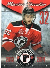 2013/14 Quebec Remparts - MAXIME CHEVALIER
