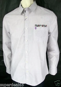 Davinci Shirt Primrose Grey Stripe DVM1163 100% Cotton DaVinci - Picture 1 of 10