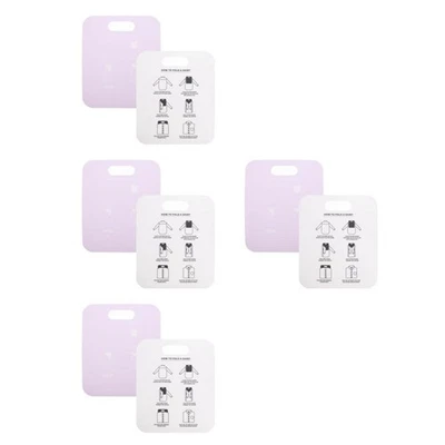  4 Pieces T Shirt Folding Board Clothes Folding Board Clothes Folder Laundry Folding Board - Image 1 of 4