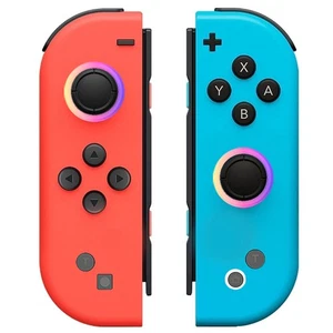 Wireless Joy-Con Controllers for Nintendo Switch Left & Right Neon Blue And Red - Picture 1 of 11