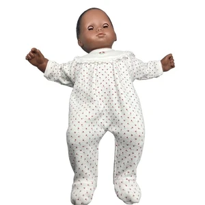 Pleasant Company Bitty Baby African American Girl Baby in Sleeper 15 in - Picture 1 of 10