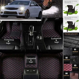 For Cadillac ATS sedan Car Floor Mats Custom Waterproof Auto Liners Carpets - Foto 1 di 42