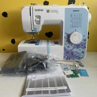 Máquina de Coser Portátil Brother XM2701 Nueva Sin Caja Incluye Pedal Manual Foto 1 de 4